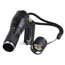 Pachet 1+1 Lanterna Tactica LED cu Zoom si Rezistenta la Apa - 3 Moduri de Iluminare Profesionala