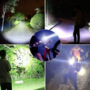 Pachet 1+1 Lanterna Tactica LED cu Zoom si Rezistenta la Apa - 3 Moduri de Iluminare Profesionala