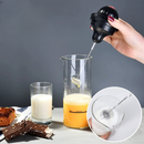 Aparat Electric pentru Spumarea Laptelui 450ml, cu Pahar din Sticla Rezistenta la Caldura, Spuma Densa si Uniforma, Ideal pentru Cappuccino, Latte si Cafea