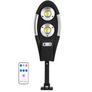 Lampa Solara 150W cu 60 LED COB, Senzor Miscare, 3 Moduri Iluminare, Telecomanda, IP65, Autonomie pana la 12h, Iluminat Exterior pentru Curte si Gradina