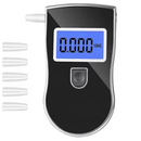 Etilotest digital cu display LCD iluminat, verificare automata senzor, 3 unitati de masurare si 5 capete pentru suflare incluse