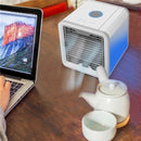 Lichidare de stoc. Mini Aparat de aer conditionat cu umidificator si conexiune USB, cu lumina LED de ambient