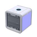 Lichidare de stoc. Mini Aparat de aer conditionat cu umidificator si conexiune USB, cu lumina LED de ambient