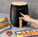 Pachet Economic Bucatarie – Air Fryer 6L 2400W Friteuza fara Ulei cu Display Digital + Razatoare 6 in 1 pentru Legume si Fructe cu Recipient