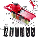 Pachet Economic Bucatarie – Air Fryer 6L 2400W Friteuza fara Ulei cu Display Digital + Razatoare 6 in 1 pentru Legume si Fructe cu Recipient