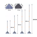 SET 2X Mop Triunghiular Extensibil Multifunctional - 6 Lavete, Racleta, Extensie 2.5m