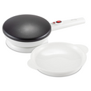 SET 2X Tigaie Electrica pentru Clatite - Preparare Rapida in 20 Secunde, Suprafata Antiadeziva