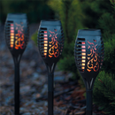 SET 4X Lampa LED Solara cu Efect de Flacara TORTA - 12 LED-uri, Design Elegant, Rezistenta la Intemperii