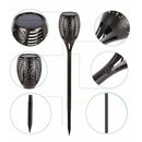SET 4X Lampa LED Solara cu Efect de Flacara TORTA - 12 LED-uri, Design Elegant, Rezistenta la Intemperii