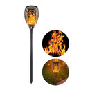 SET 4X Lampa LED Solara cu Efect de Flacara TORTA - 12 LED-uri, Design Elegant, Rezistenta la Intemperii