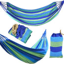 Pachet 1+1 Hamac Bicolor Relaxare – Usor de instalat, Material Rezistent si Confortabil, pentru Gradina, Camping sau Terasa