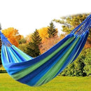 Pachet 1+1 Hamac Bicolor Relaxare – Usor de instalat, Material Rezistent si Confortabil, pentru Gradina, Camping sau Terasa
