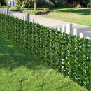 Pachet 1+1 Gard Viu Artificial cu Frunze Verzi 1x3m - Perete Verde Decorativ Interior/Exterior