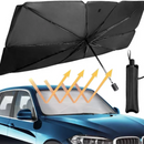 Pachet 1+1 Parasolar pliabil tip umbrela pentru parbrizul masinii, Protectie completa Uv