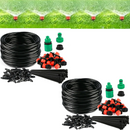 Pachet 1+1 Kit Sistem Irigare Prin Picurare Profesional 20m - Economic si Eficient pentru Gradina