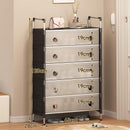 Dulap Organizator cu 5 Compartimente Spatioase, 120 x 63 x 28 cm – Ideal pentru Haine, Incaltaminte si Accesorii