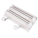 Suport perete triplu dispenser bucatarie - rola prosoape hartie, folie alimentara si aluminiu