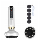 Aparat de Masaj Electric cu Ventuze, Gua Sha si Incalzire, 12 Trepte Reglabile, Display LCD, pentru Relaxare Musculara, Masaj Corporal, Anticelulitic