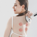 Aparat de Masaj Electric cu Ventuze, Gua Sha si Incalzire, 12 Trepte Reglabile, Display LCD, pentru Relaxare Musculara, Masaj Corporal, Anticelulitic
