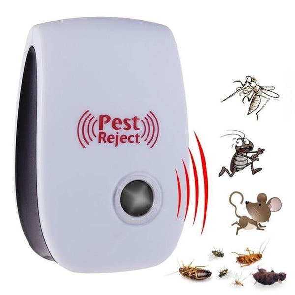 Aparat Antidaunatori Cu Ultrasunete | Protectie 80 Mp + Lumina Veghe