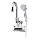 Robinet Electric cu Incalzire Instantanee si Dus - Afisaj LED, Montaj pe Perete, 60°C