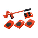 Set profesional pentru transportat si ridicat mobilier - Kit cu role si parghii pentru mutari usoare