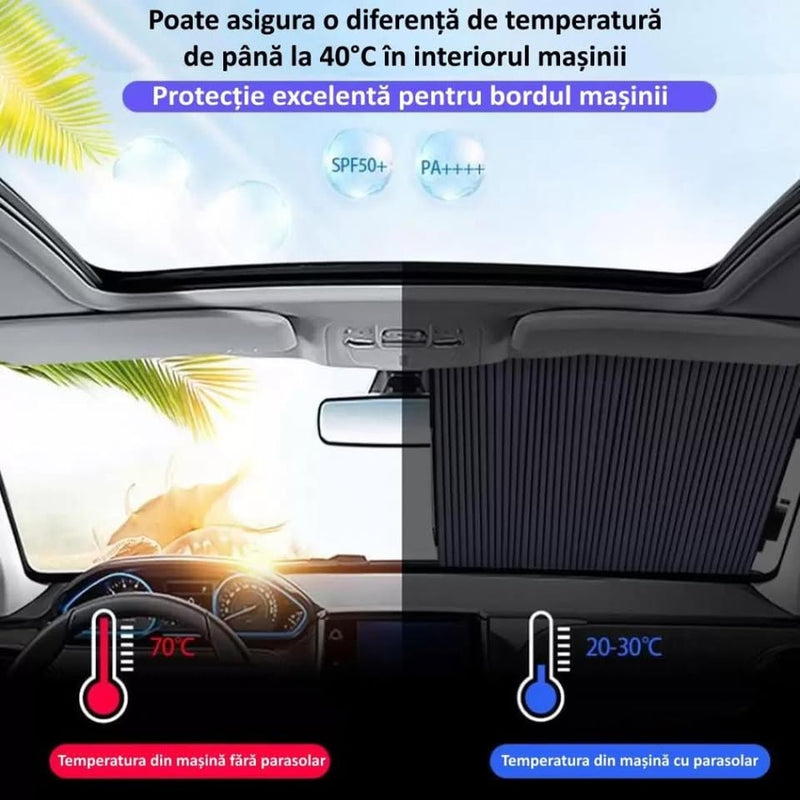 Lichidare de stoc. Parasolar auto tip copertina