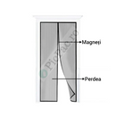 Perdea Magnetica Anti-Insecte cu Inchidere Automata - Protectie Eficienta pentru Usi