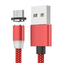Cablu de Incarcare Magnetic 3in1 cu LED - Lightning, USB-C, Micro USB - Compatibil iPhone/Android
