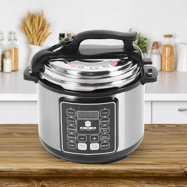 Oala sub Presiune Electrica Multifunctionala 14 în 1 Gatire Rapida, Sanatoasa si Eficienta, 6L, Display LED