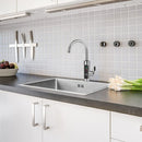 Robinet Electric Instant Inox 3000W - Apa Calda in Secunde, Display LED, Rotire 360°