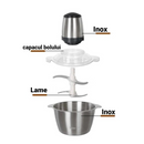 Tocator Electric Universal cu 4 Lame din Inox - Maruntitor Multifunctional pentru Bucatarie