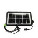 Panou solar portabil, pentru incarcare dispozitive, cu intrare USB