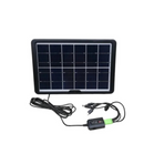 Panou solar portabil, pentru incarcare dispozitive, cu intrare USB