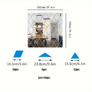 Set oglinzi acrilice, autoadezive, 58 de piese