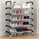 Pantofar din Inox cu 5 Rafturi - Suport Premium pentru Organizarea Pantofilor