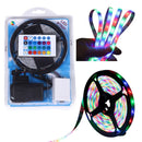 Banda LED RGB 5m cu Telecomanda – 300 LED Impermeabila IP65 pentru Interior si Exterior