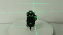 Nivela laser 4D CU 16 linii, 4 fascicule x 360 grade, Linii verzi, Raza de actiune 25m, Precizie ± 2mm/10m, Autonivelare, Unghi drept, Baterii 2 x 4000 mAh 4.2V, Telecomanda