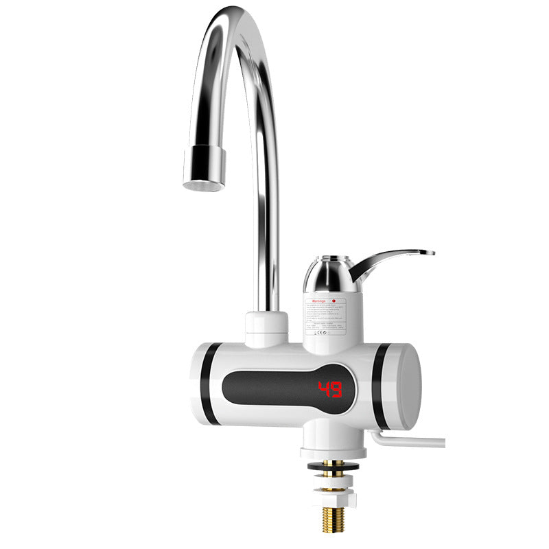 Robinet electric instant pentru apa calda, cu afisaj LCD