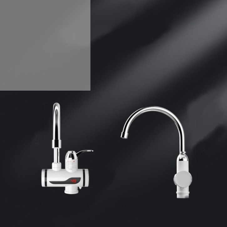 Robinet electric instant pentru apa calda, cu afisaj LCD