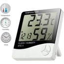 Termometru si Higrometru Digital cu Ceas si Alarma – Display LCD, Monitorizare Precisa