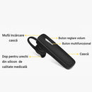 Casca Bluetooth Hands-Free Profesionala – Microfon HD, Anulare Zgomot, Autonomie 8 Ore