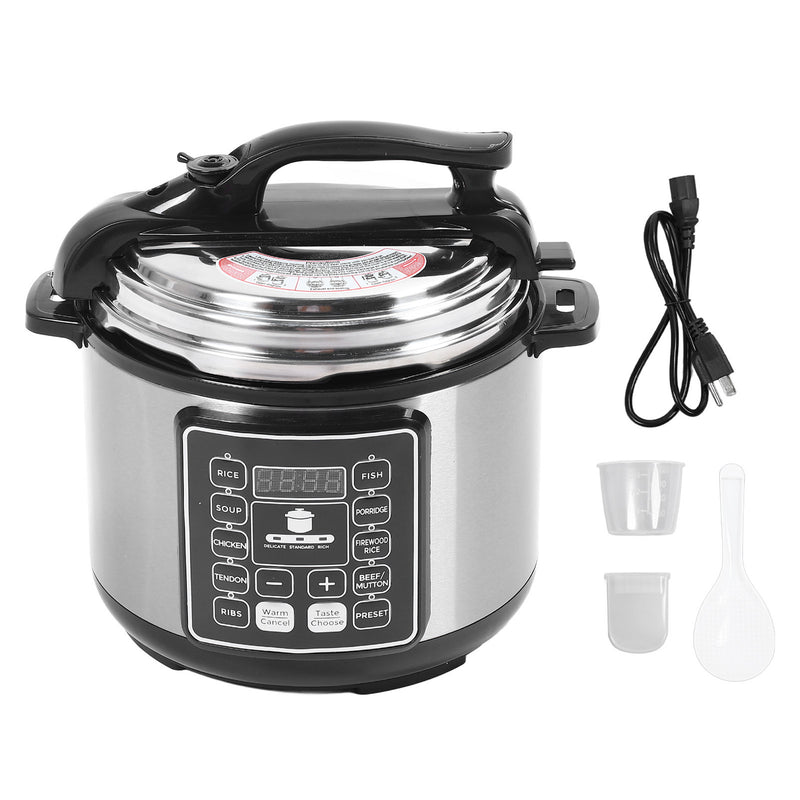 Oala sub Presiune Electrica Multifunctionala 14 în 1 Gatire Rapida, Sanatoasa si Eficienta, 6L, Display LED