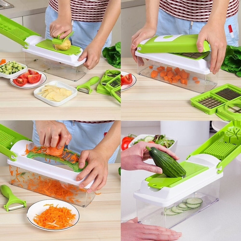 Lichidare de stoc. Razatoare multifunctionala ce decojeste, marunteste, feliaza si face cuburi
