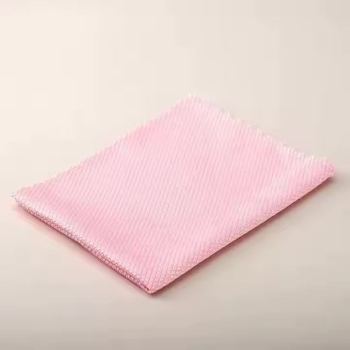Set 10 Lavete Magice din Microfibra Super Absorbante, Uscare Rapida, fara pete si scame 25 x 25 cm