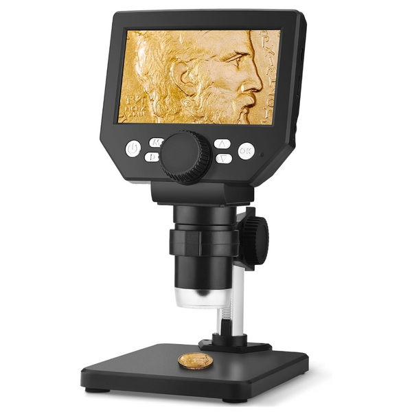Microscop Digital Portabil Ecran LCD 4.3 inch Zoom 1X–1000X, 1080P, Iluminare LED Reglabila