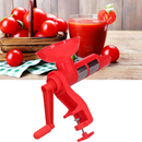 Storcator manual de rosii si fructe pentru suc si pasta – cu prindere pe masa, manivela si sita din inox
