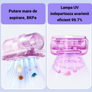 Aspirator UV Anti-Acarieni cu Tehnologie Avansata - Sterilizare 99% si Filtrare HEPA
