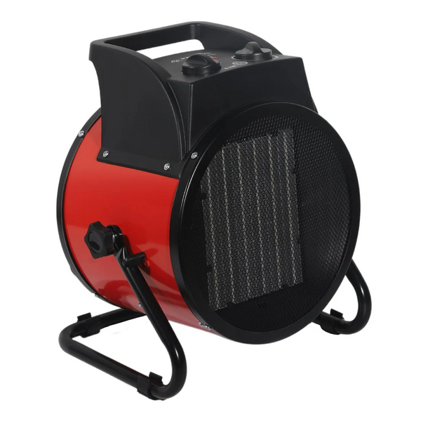 Aeroterma aer cald/rece electrica, cu 3 trepte, termostat si protectie la supraincalzire