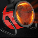 Aeroterma aer cald/rece electrica, cu 3 trepte  si protectie la supraincalzire